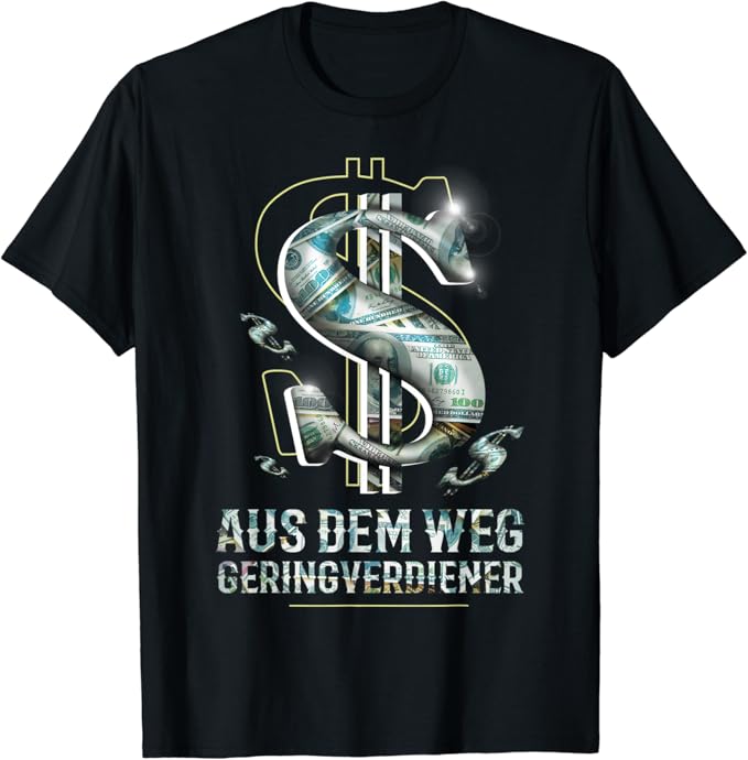 Aktien Trader Meme Aus dem Weg Geringverdiener TShirt Amazon.de Fashion
